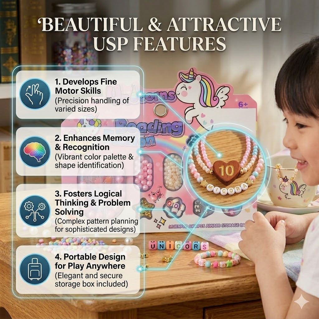 Creative Beading DIY Jewelry Set – 150+ PCS