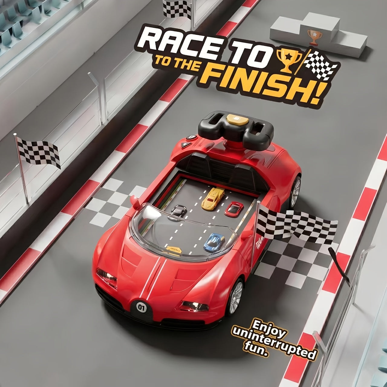 Sports Car Game – Interactive Racing Playset