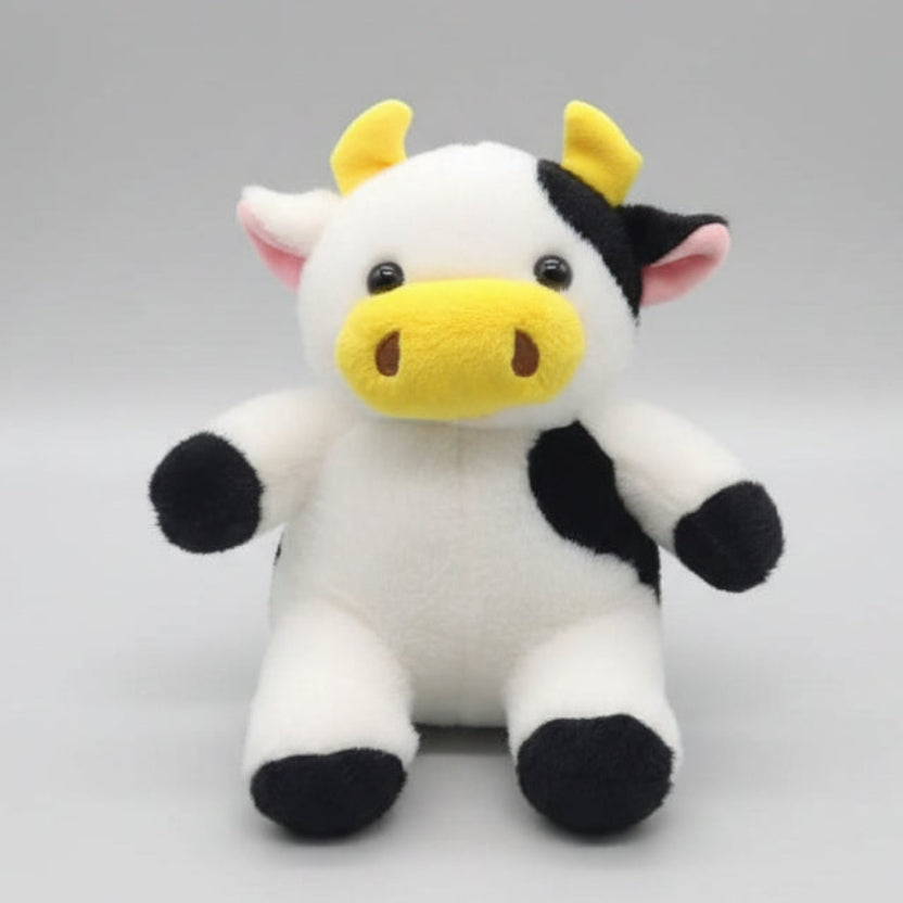 Cute Cow Plush Toy – Soft Snuggle Buddy