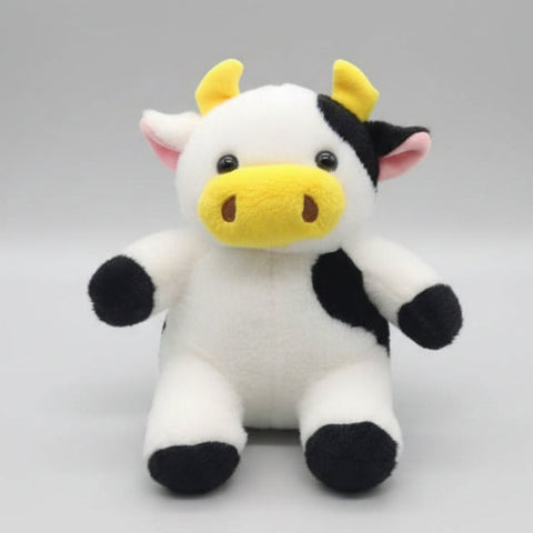 Cute Cow Plush Toy – Soft Snuggle Buddy