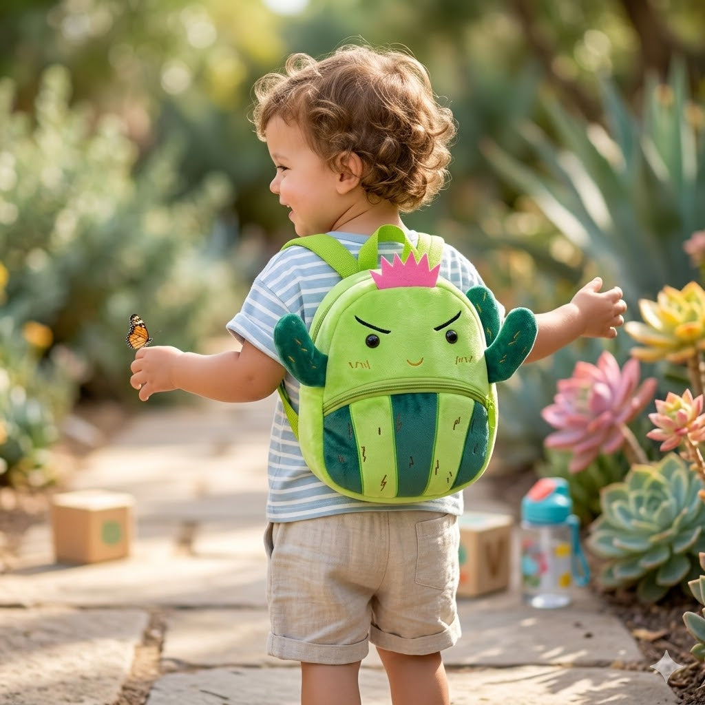 Cute Fruit Character Plush Backpack