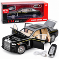 1:24 Phantom Luxury Die-Cast RC Car with Remote Control Doors, Lights & Sound
