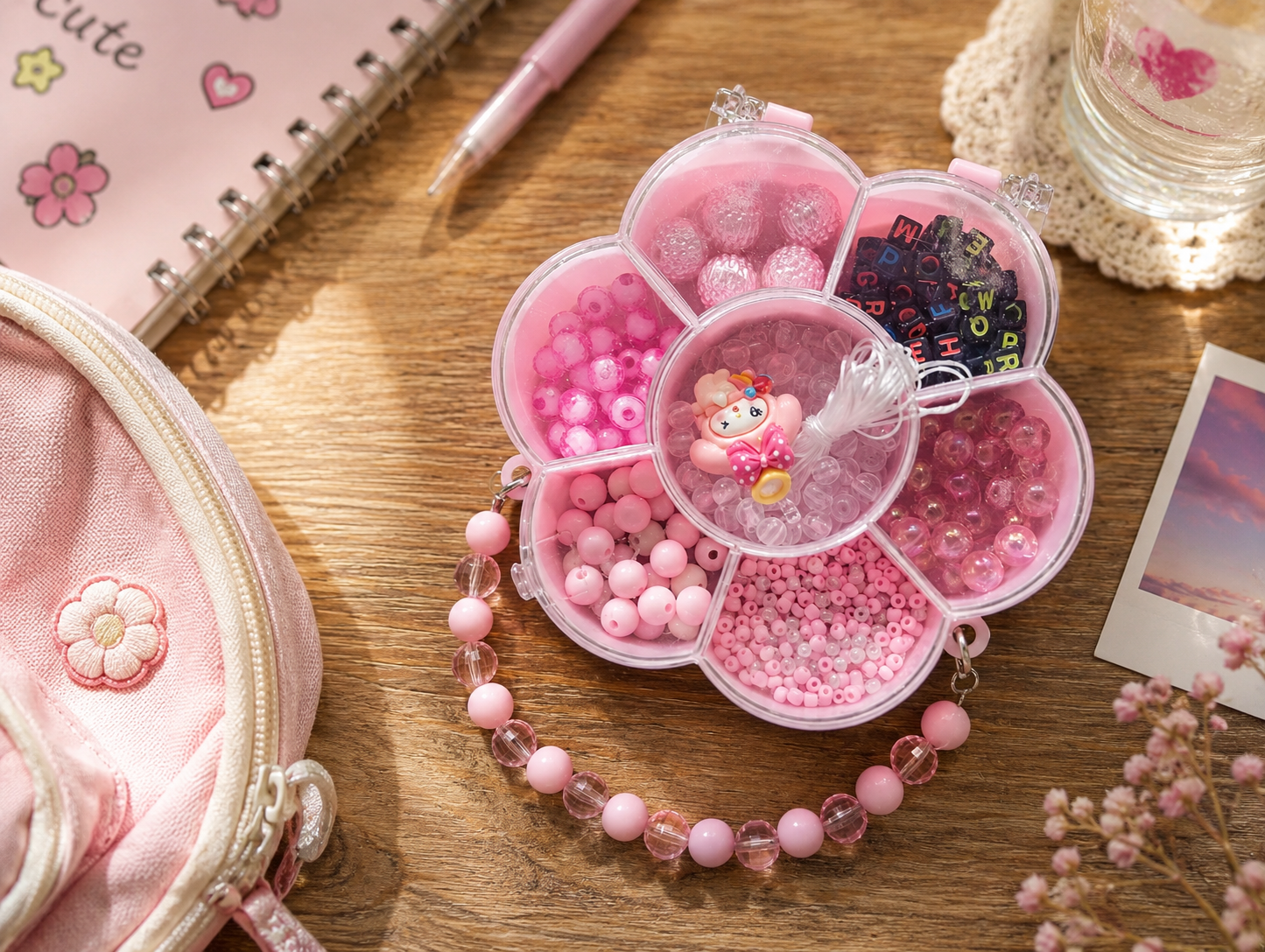 DIY Bead Jewelry Making Kit for Kids – Creative Craft Set