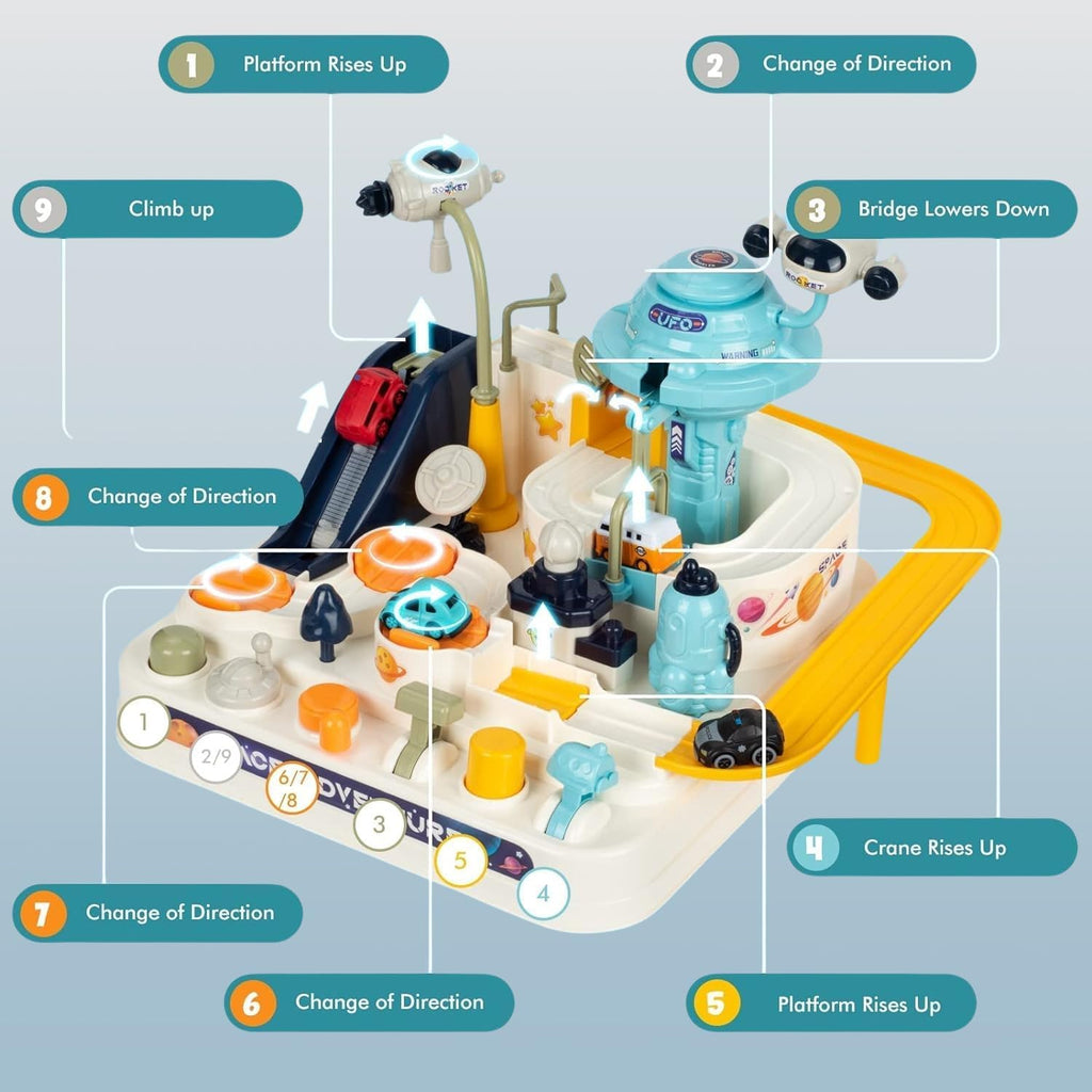 Space Explore Adventure Race Track Set - JustForKids