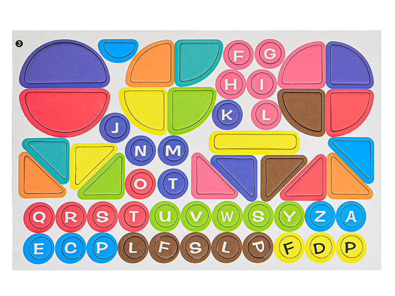 Magnetic Board Briefcase Puzzle with Marker 124 pcs