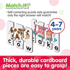 Match It! Spelling – 24 Self-Correcting Puzzle Pieces