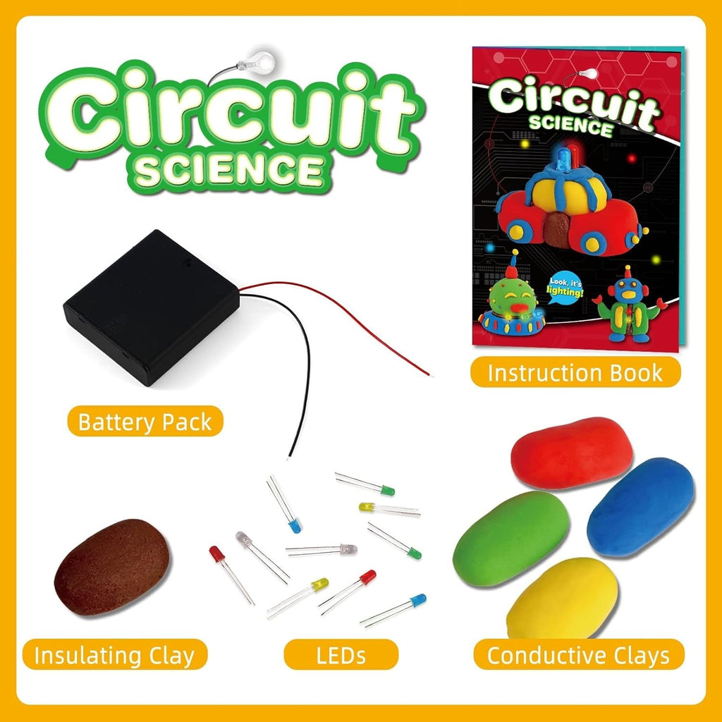 STEM Electric Circuit Science Dough Kit - JustForKids