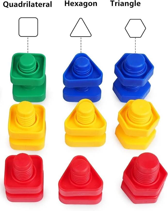 STEM Nuts and Bolts Building Blocks - JustForKids