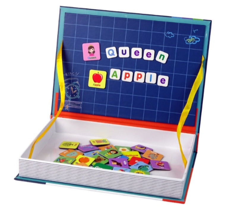 STEAM Magnetic Puzzle Book – Alphabet Theme (134 Pieces) - JustForKids