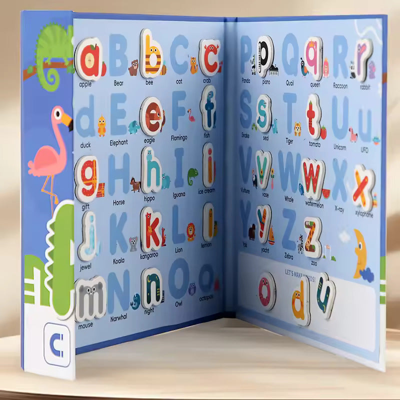 Study Letter and Spelling Magnetic Board Book - JustForKids
