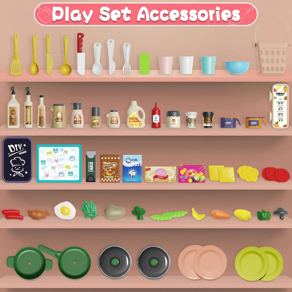 Puzzle Kitchen Fun Play Set (63 Pcs)