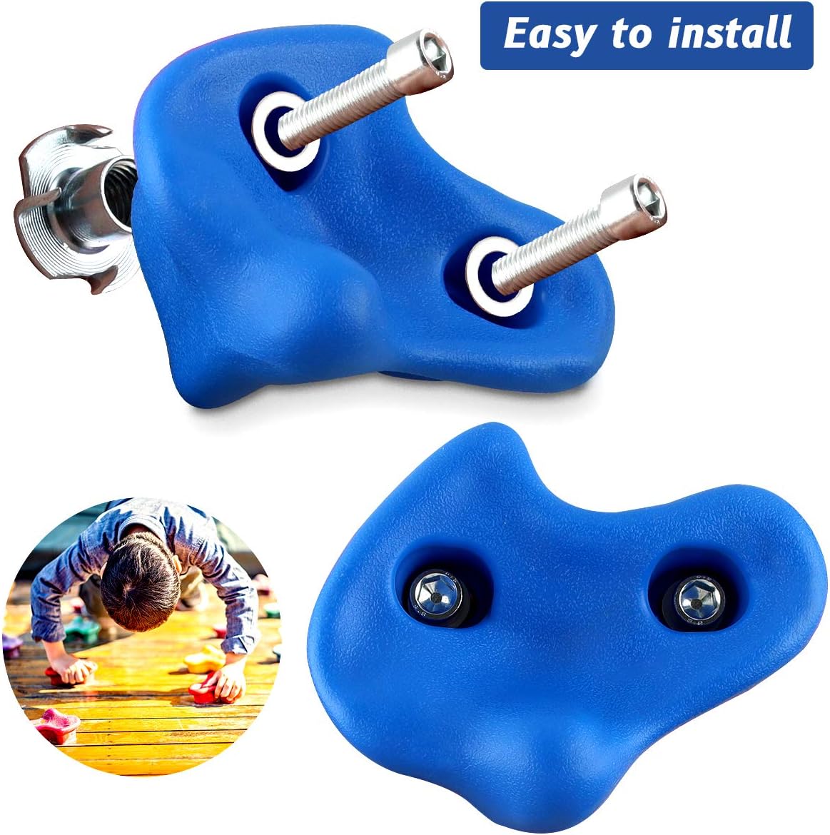 Colorful Rock Climbing Holds Plastic Material- 10 pieces