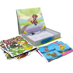 Magnetic Board Briefcase Puzzle with Marker 46 pcs