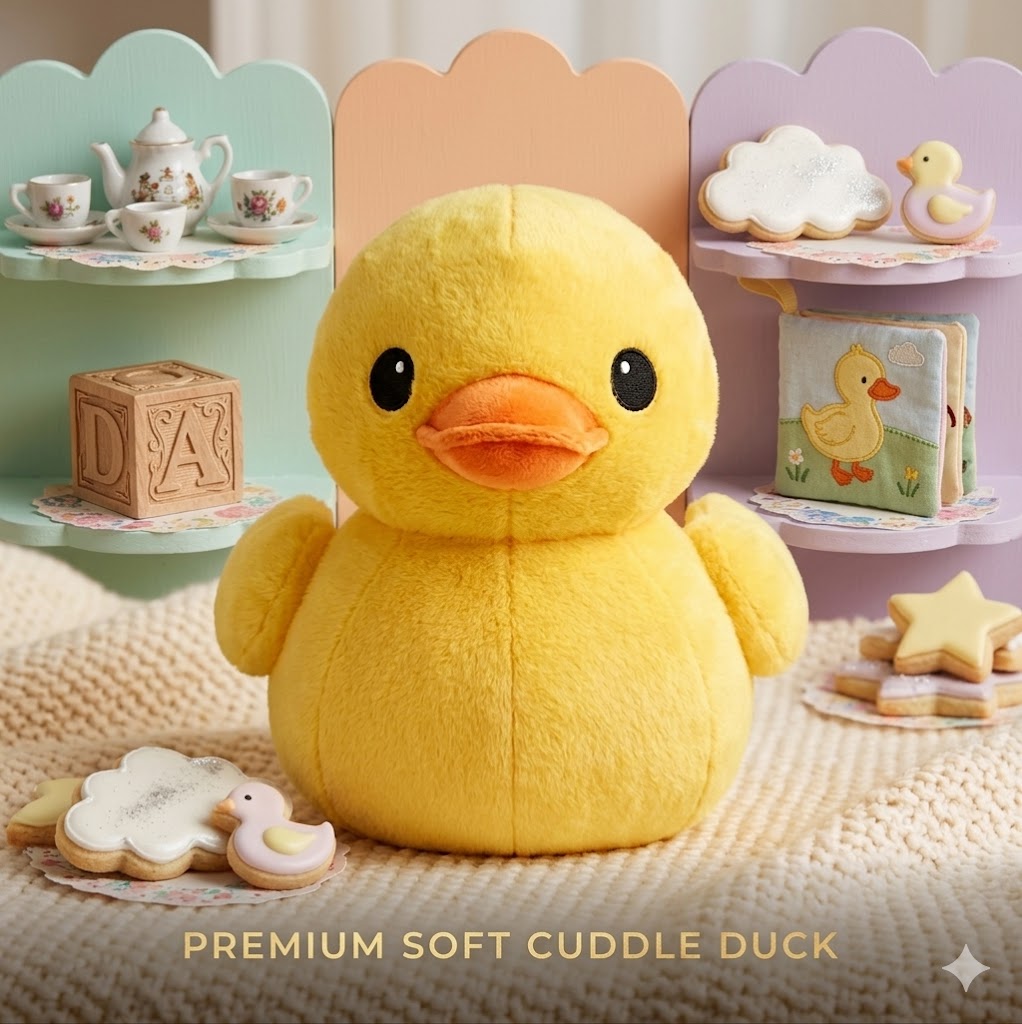 Cute Yellow Duck Plush Toy