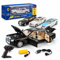 1:24 Scale Phantom RC Alloy Luxury Car – Remote Control Toy with LED Lights & Sound