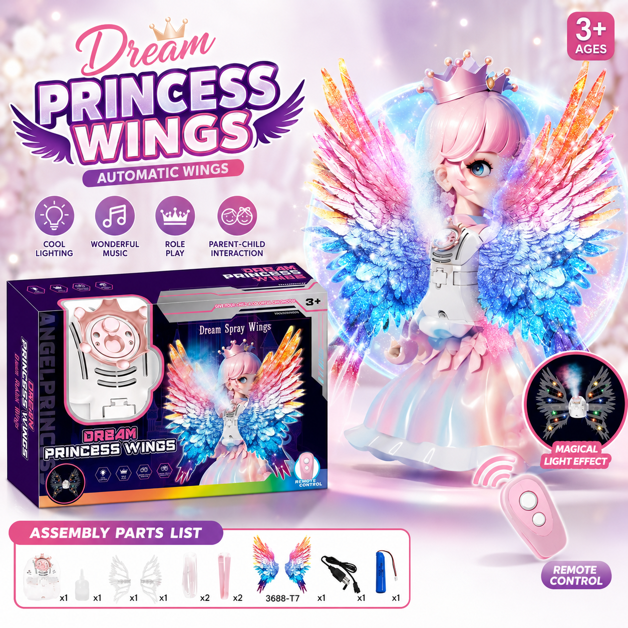 Butterfly Wings With LED Lights