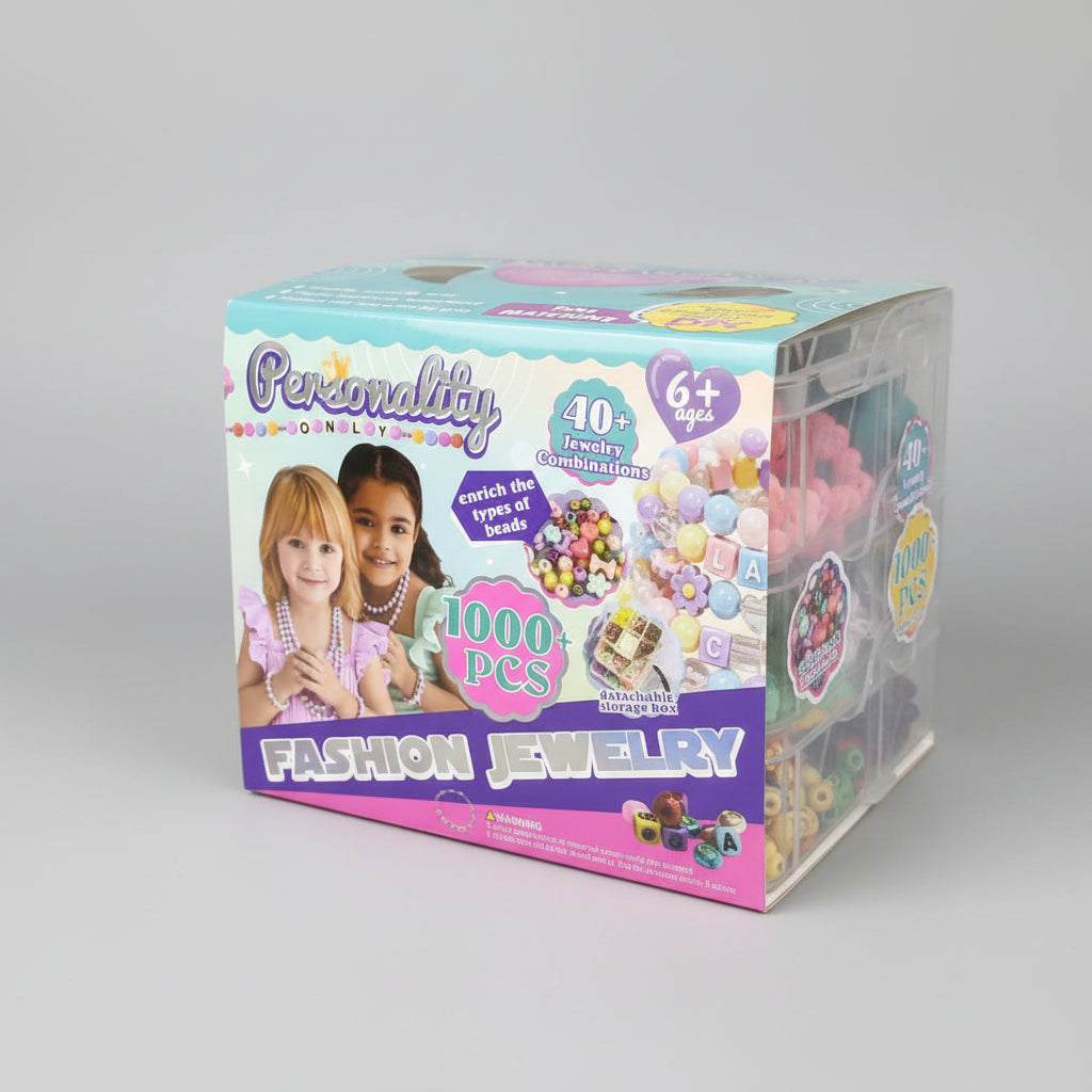 DIY Jewelry Making Beads Set (1000+ Pieces)