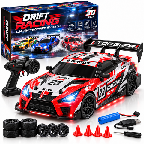 30KM/H RC Drift Racing Car – 4WD Remote Control