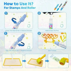 Aqua Magic Water Doodle Mat - Marine Life