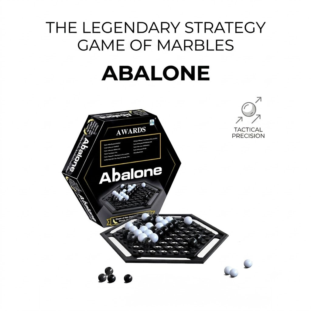 Abalone strategy board game