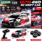 SG716 1:24 4WD RC Drift Car – 20 KM/H High-Speed Racing Toy with 2.4G Remote Control