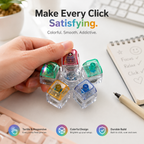 Keyboard Fidget Stress Relief Keychain - image 4