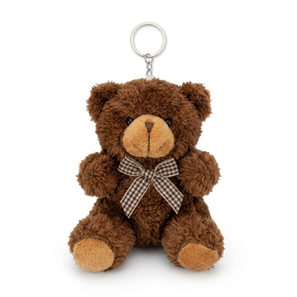 Teddy Bear Plush Keychain