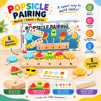 Popsicle Pairing Wooden Matching Puzzle