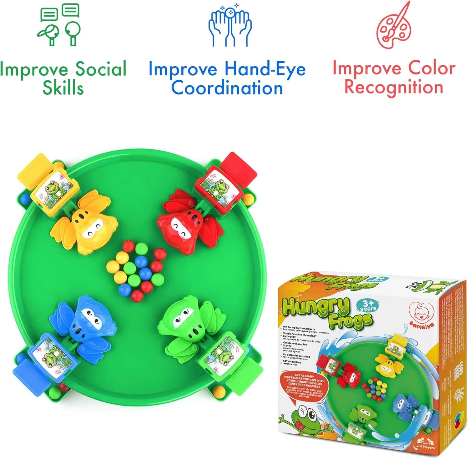 Hungry Frogs - Family Activity Game