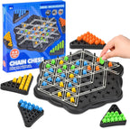 Chain Triangle Chess Family Game, 2 to 4 players