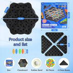 Chain Triangle Chess Family Game, 2 to 4 players
