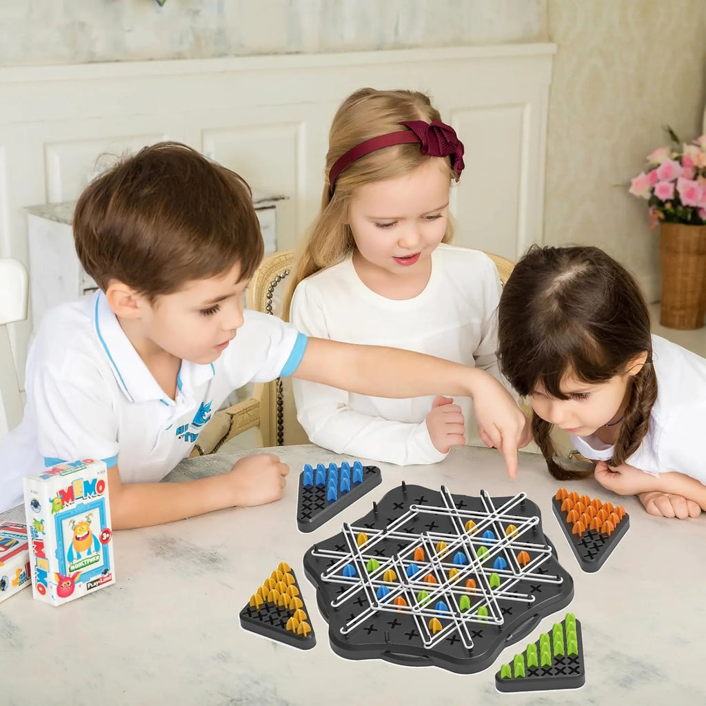Chain Triangle Chess Family Game, 2 to 4 players