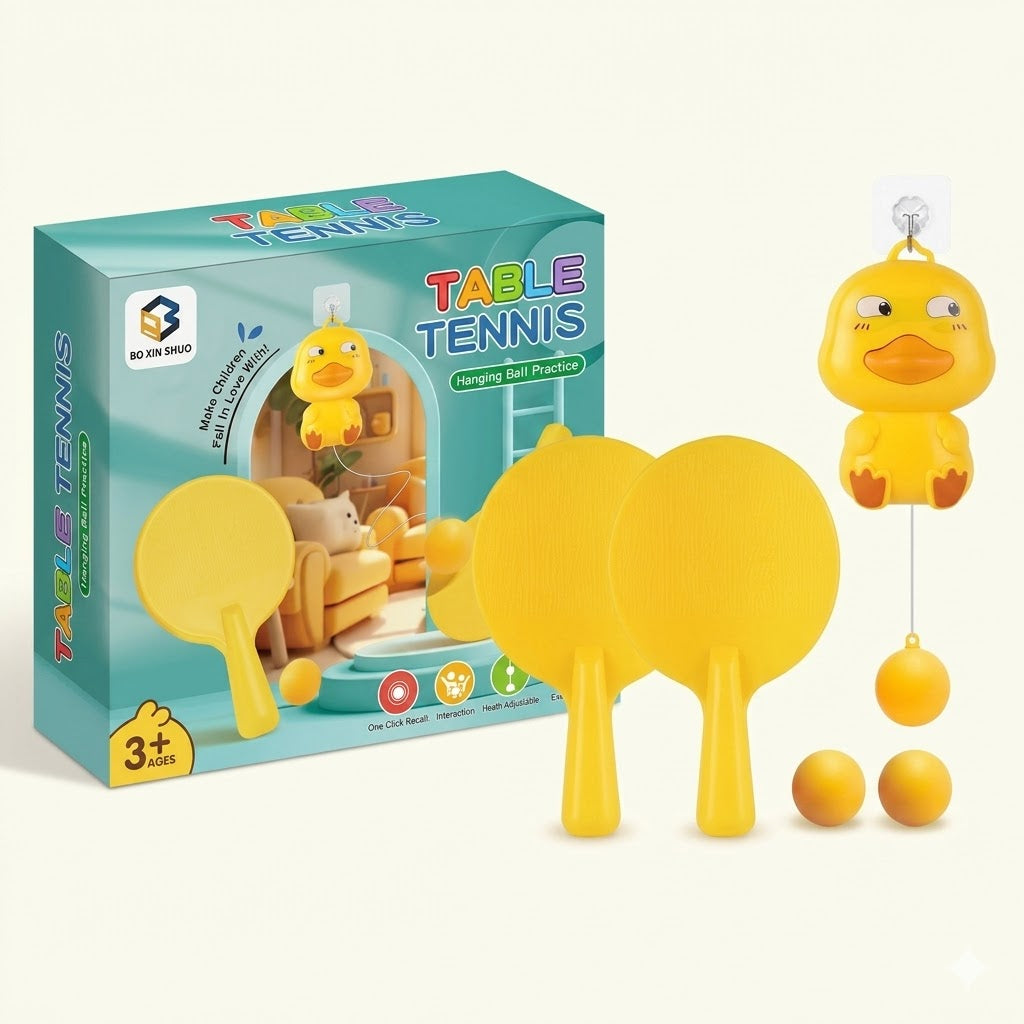 Duck Table Tennis Hanging Ball Practice Toy Set
