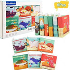 Crinkle Cloth Books for Babies, set of 6 – soft baby book
