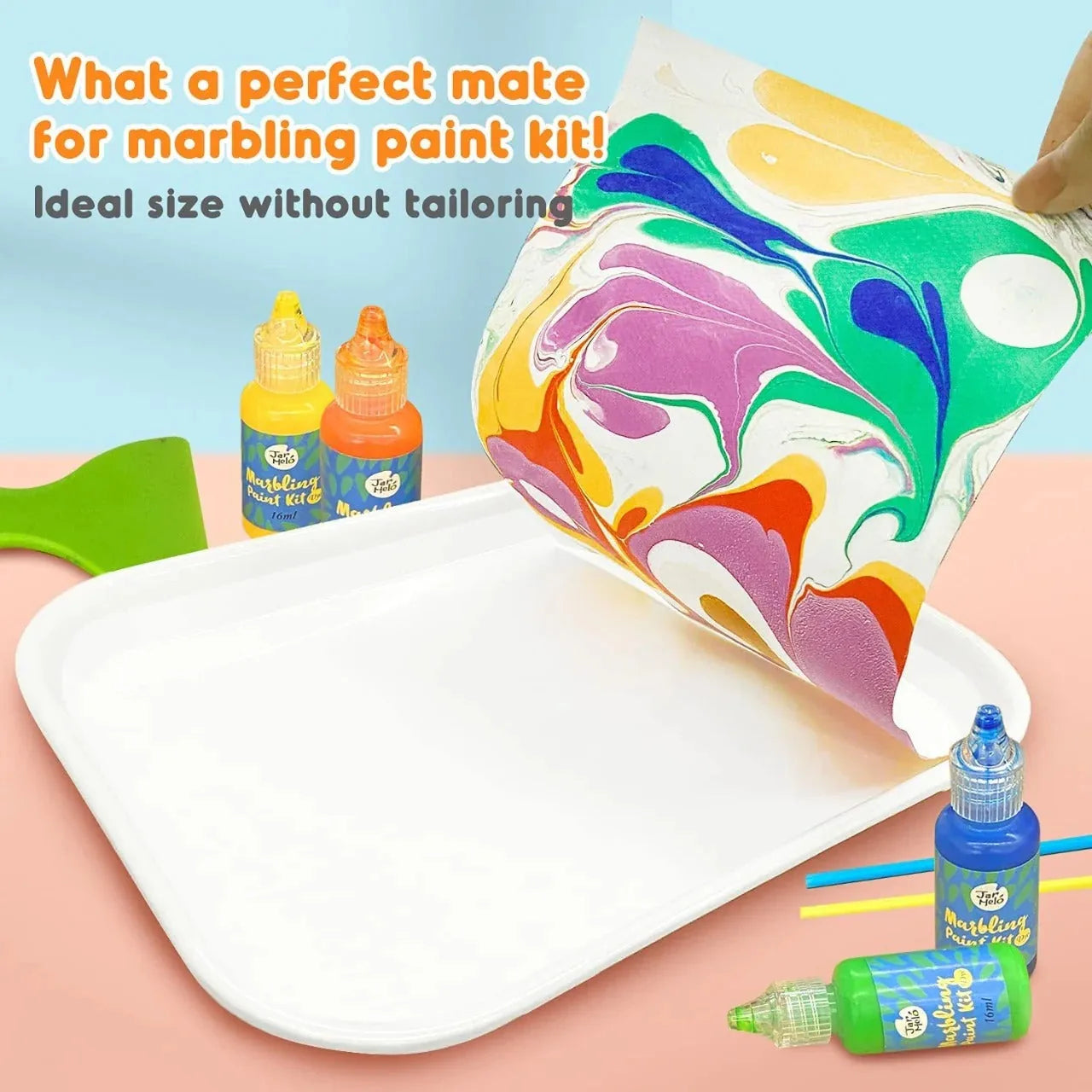 The Master of the Ebru Water Marble Painting - Big Size