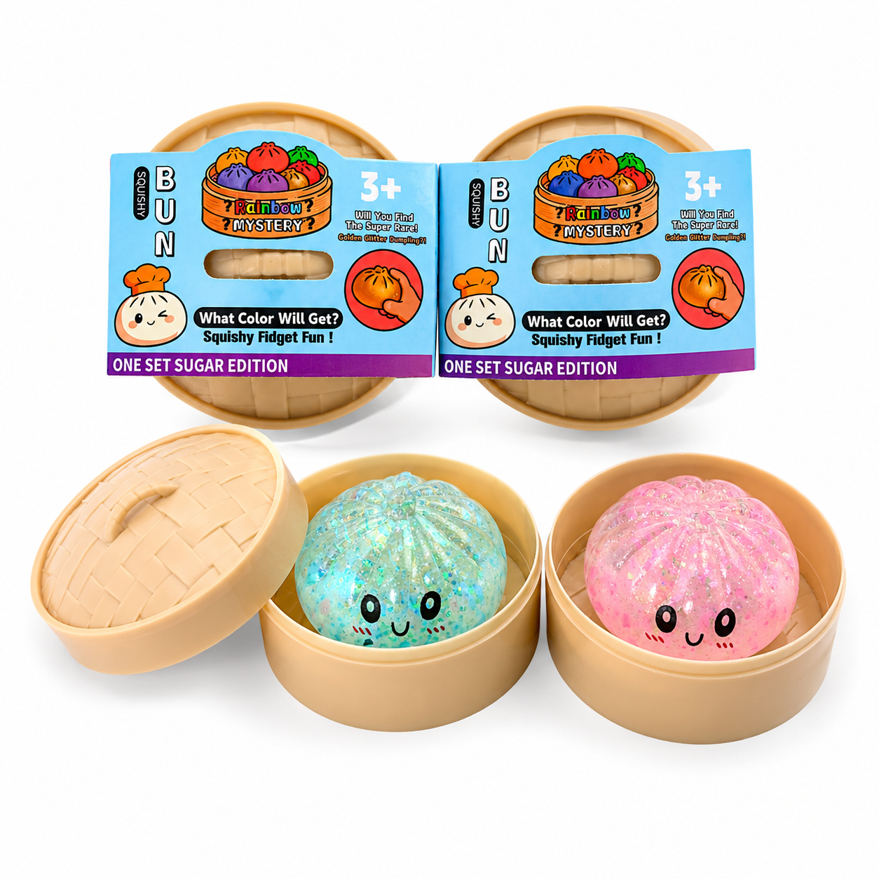 Mystery Dumpling Squishy Fidget Toy – Assorted Design