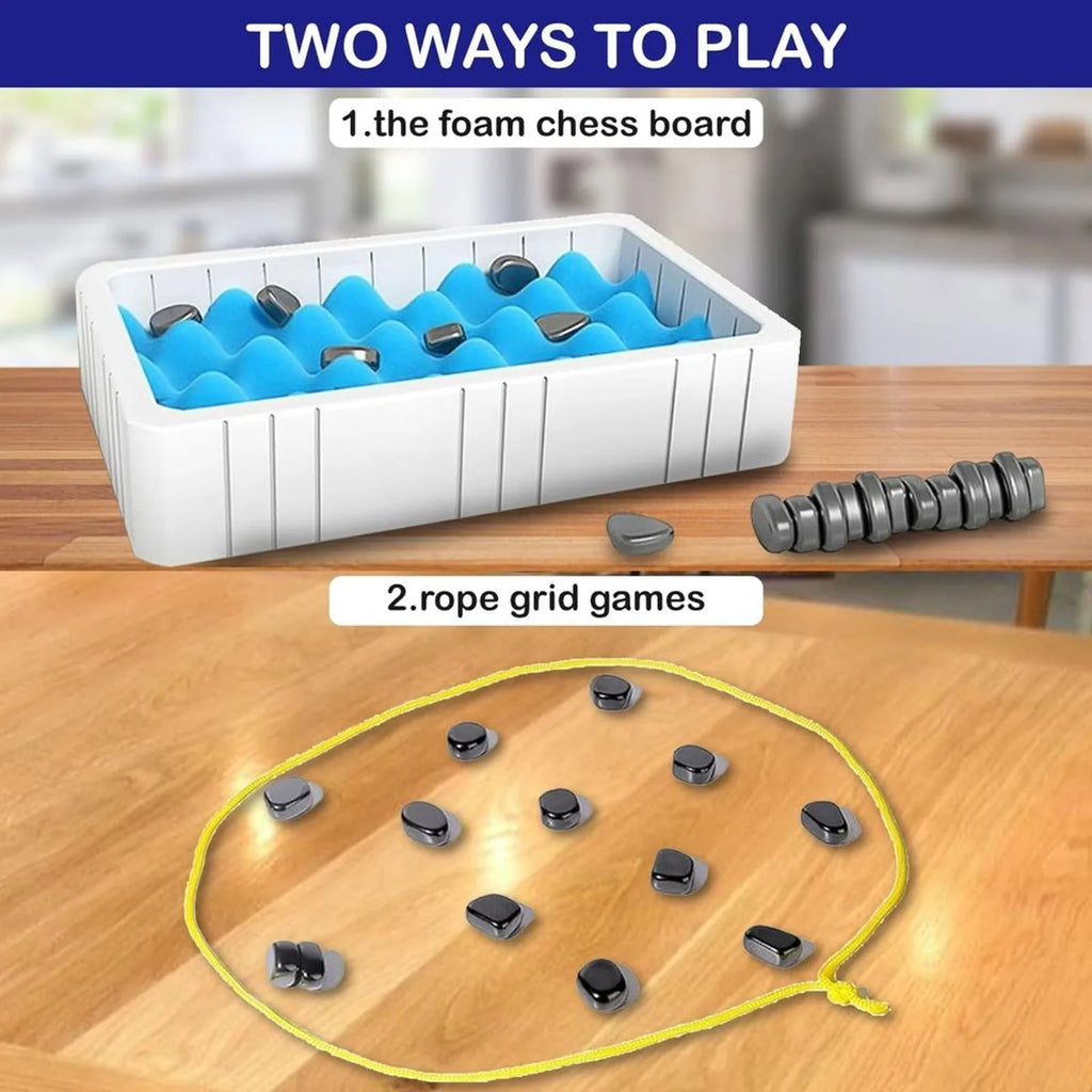 2-in-1 Magnetic Chess Family Activity Game