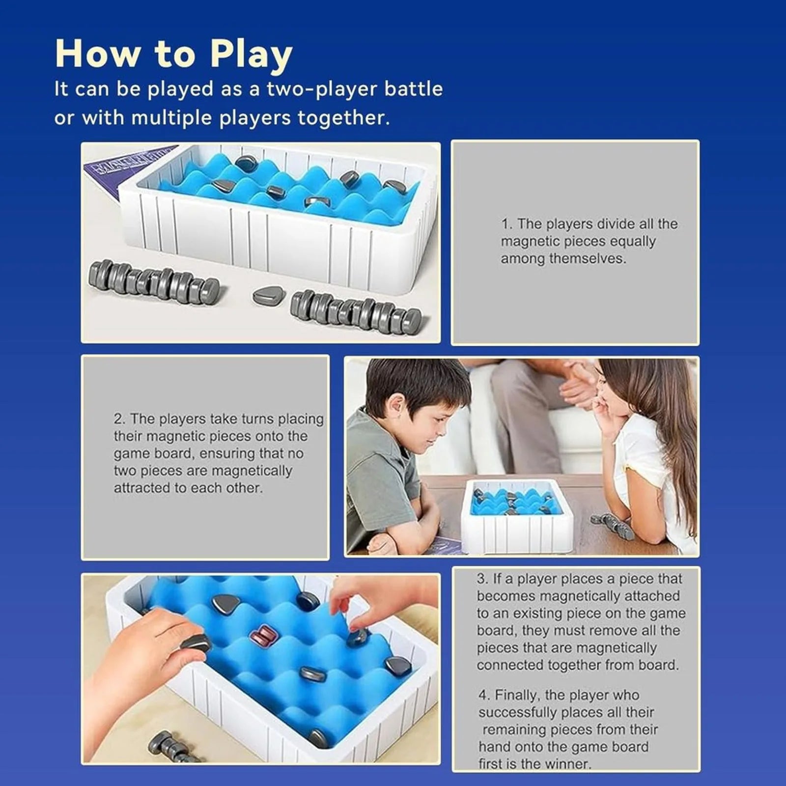 2-in-1 Magnetic Chess Family Activity Game