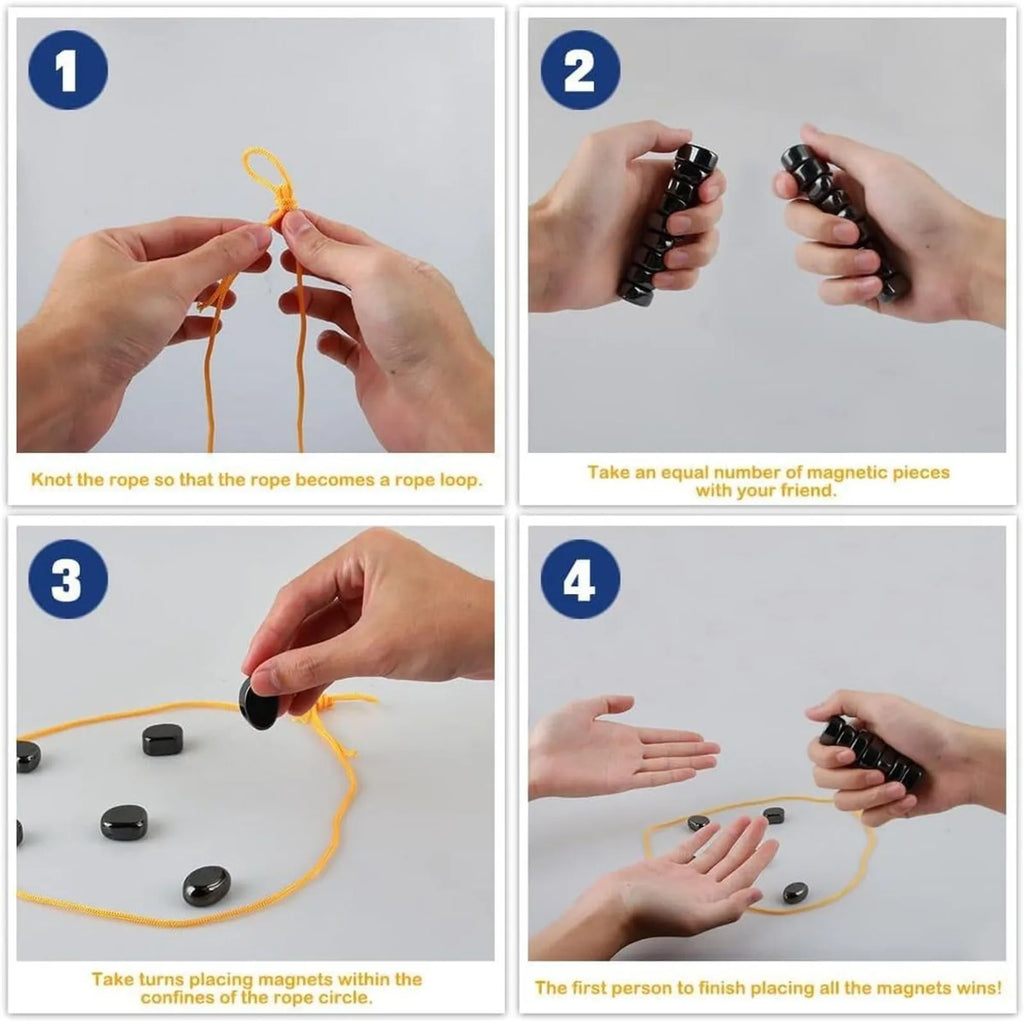 2-in-1 Magnetic Chess Family Activity Game