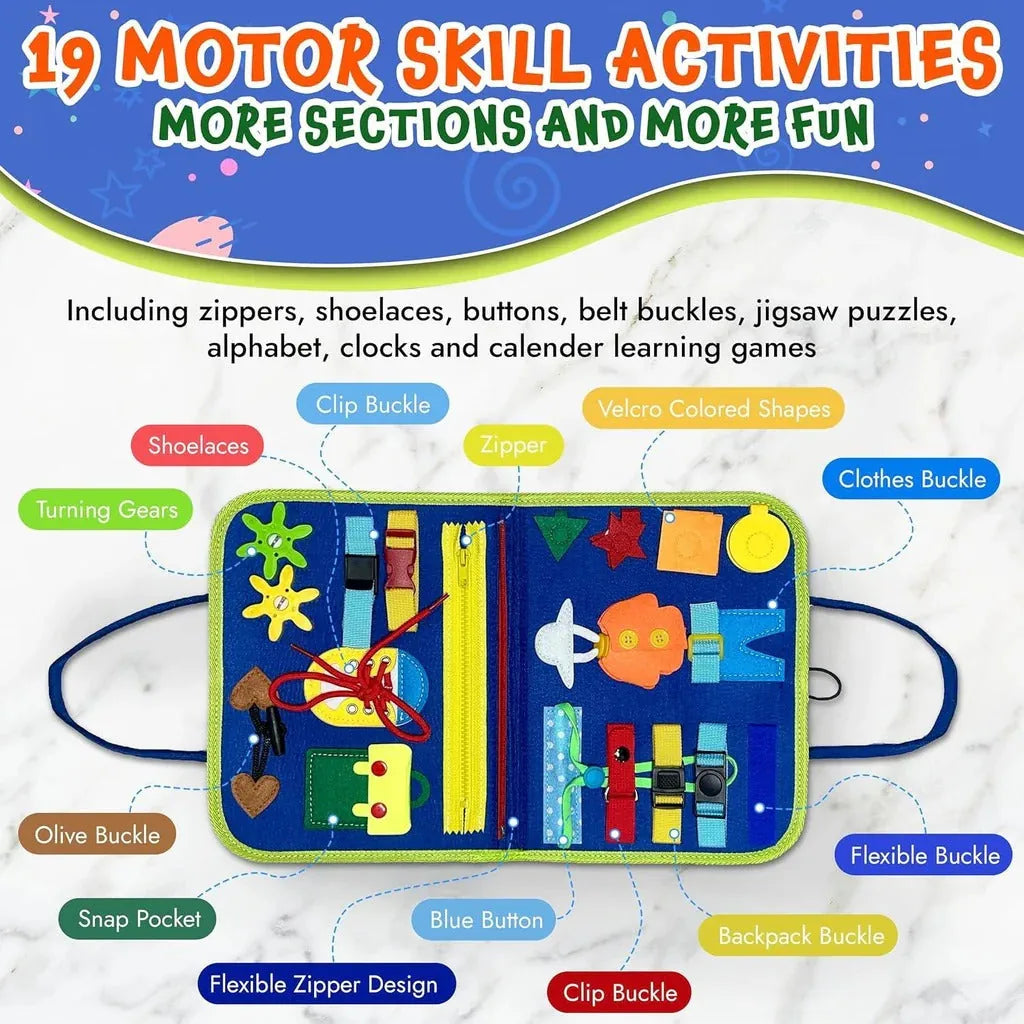 Busy Montessori Kit Sensory Book