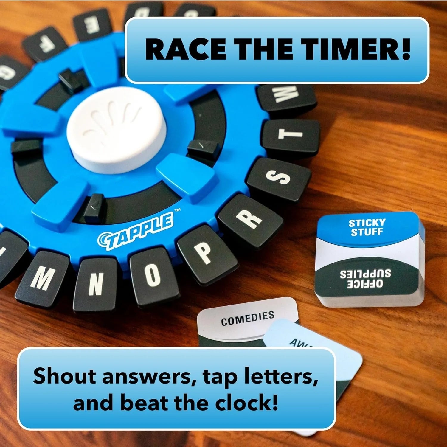 Tapple Fast Word Family Game - assorted colors