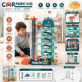 DIY 6-Level Car Parking Garage Playset with Elevator