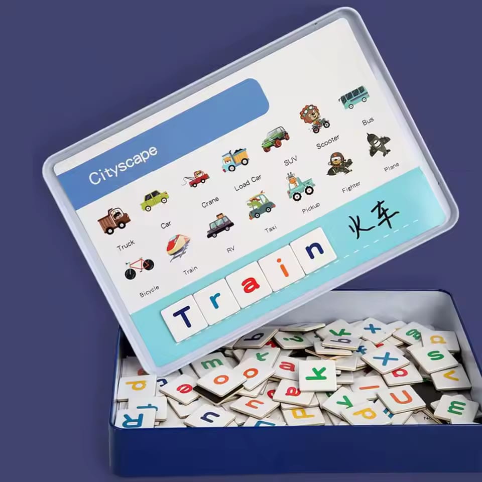 6-in-1 Magnetic Recognize Word Learning Kit with Marker - JustForKids