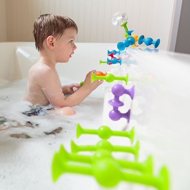 Cute Aliens Silicone and Suction Cups Sensory Toy - 39 Pieces - JustForKids