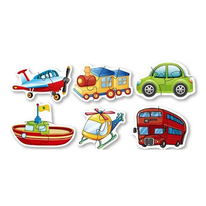Transport 2 & 3 Piece Puzzle Set for Toddlers
