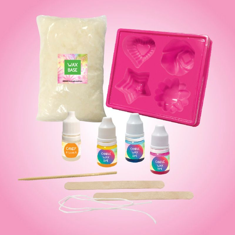 DIY Multicolor Modeling Candle Sculpt and Glow - JustForKids