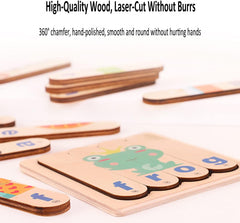 Wooden Spelling Learning Stick Puzzle