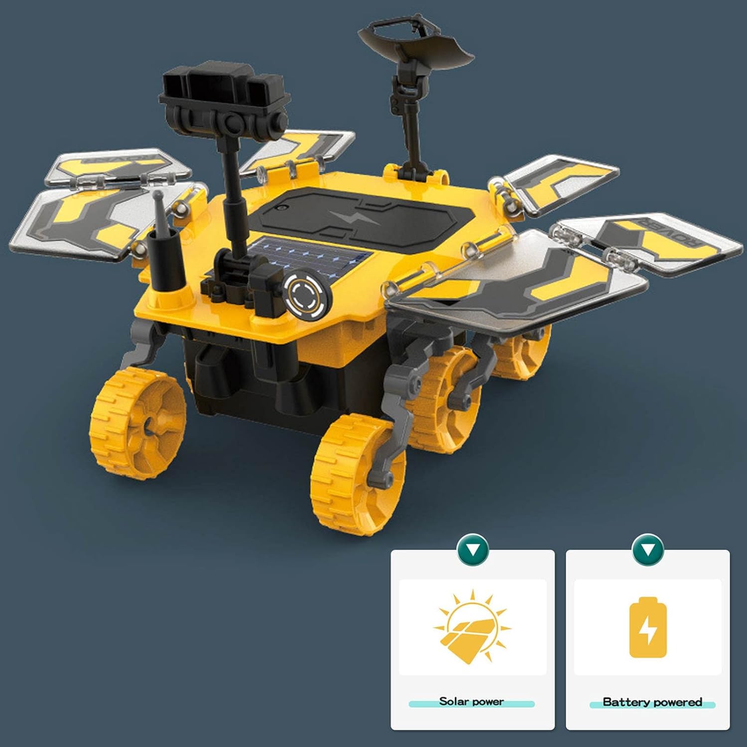 STEM Solar Mars Power Movable Robot Experiment Kit - JustForKids