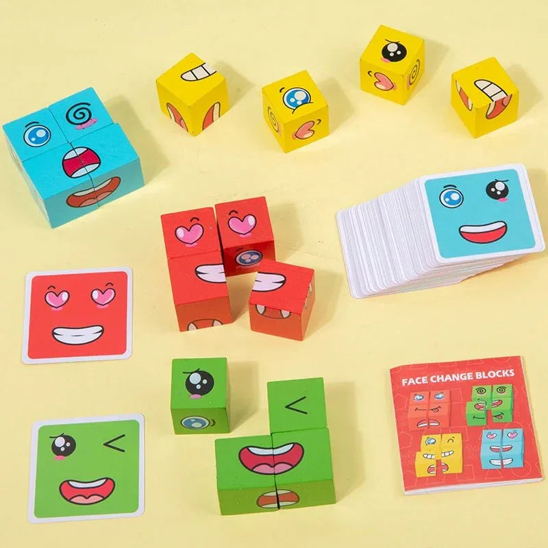 Face Changing Cube Battle Puzzle - 4 players - JustForKids