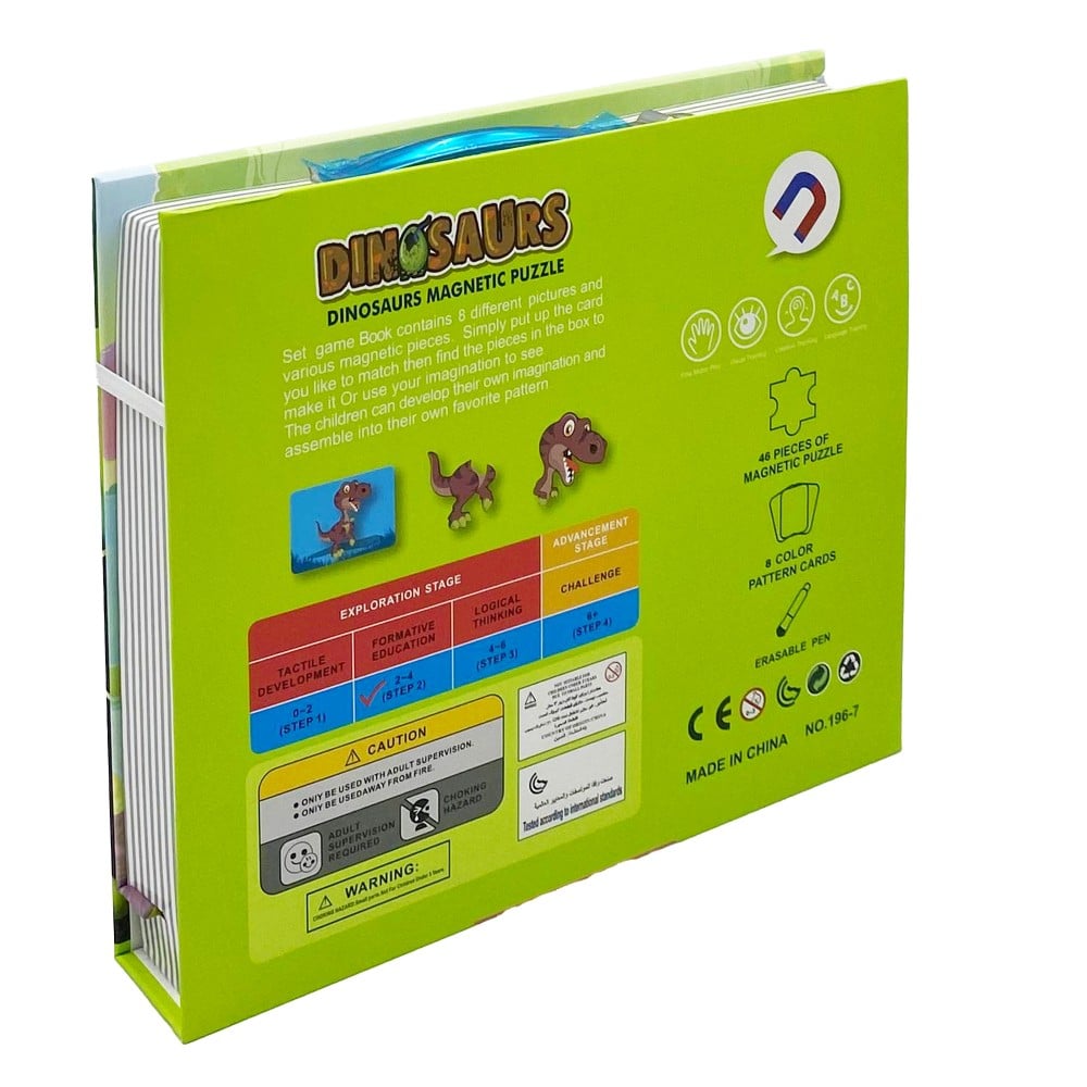 Magnetic Board Briefcase Puzzle with Marker 46 pcs - JustForKids